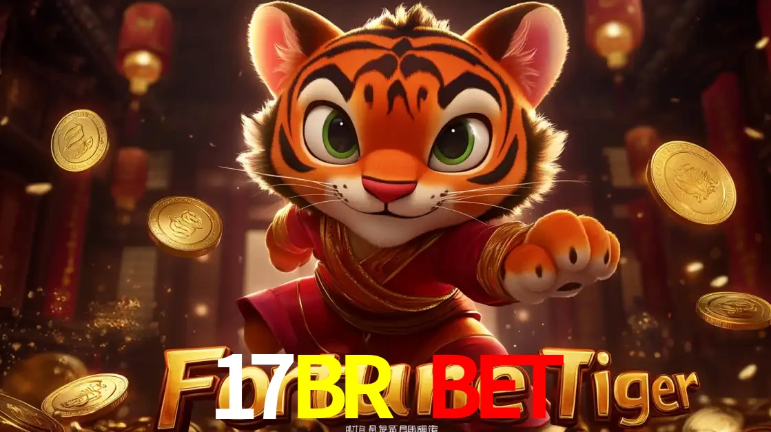 O carismático mascote do jogo de slot Fortune Tiger, um tigre fofo em pose de artes marciais, pronto para trazer sorte e multiplicadores de ganhos no cassino online 17BR BET.